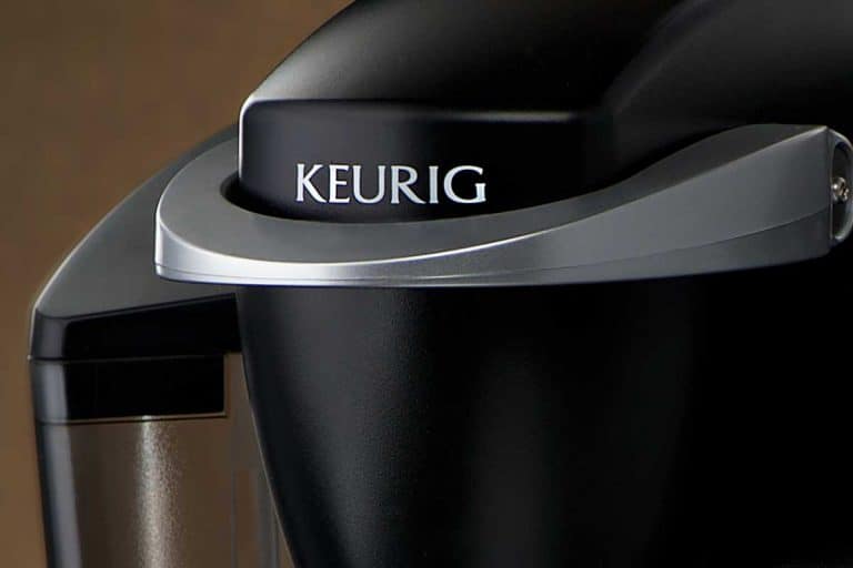 Keurig k杯咖啡壶的标志,多久你能离开水Keurig水库吗?