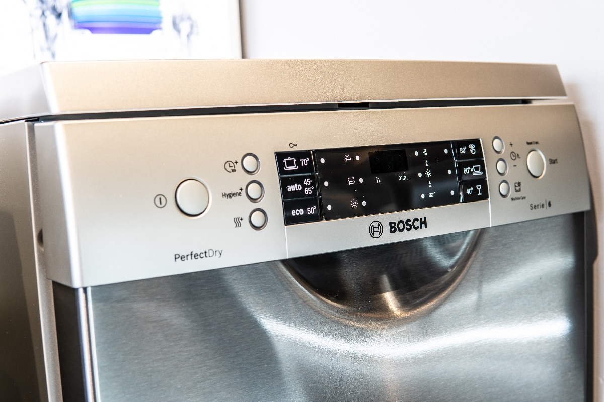 银inox Bosch系列6 PerfectDry洗碗机60cm展出
