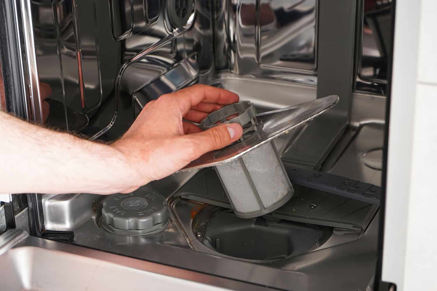 更频繁地清洁洗碗机过滤器通常时经常使用