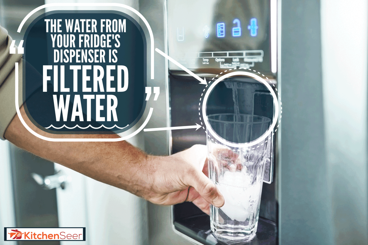 从冰箱里取水，冰箱里的水是蒸馏水还是过滤水?