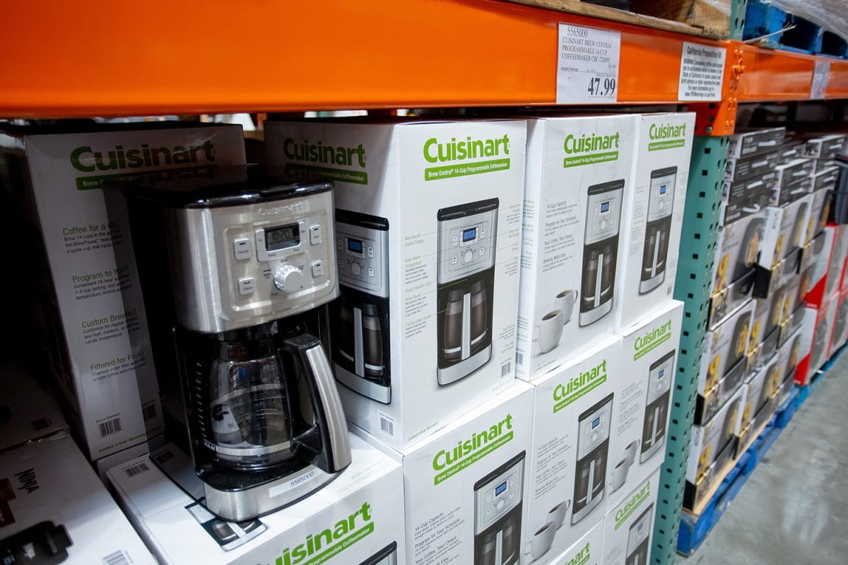 Cuisinart咖啡笔电器在当地一家大型杂货店展出