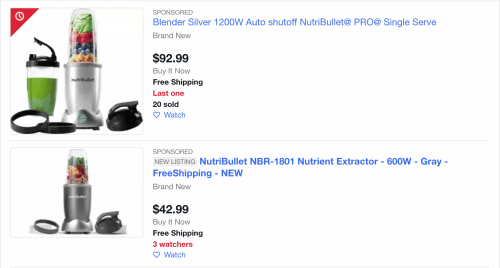 eBay的网站页面