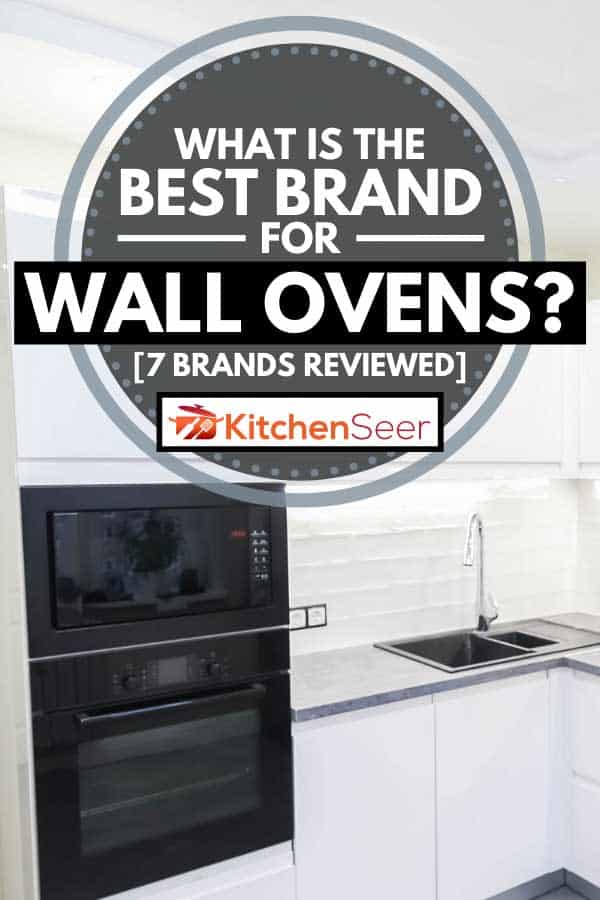 带煤气炉和壁式烤箱的现代紧凑白色厨房，壁式bd手机下载烤箱的最佳品牌是什么?【回顾7个品牌】