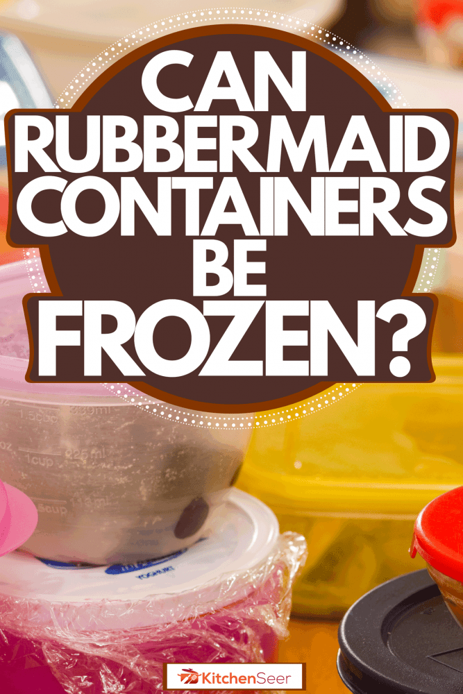 不同颜色的塑料容器，橡胶女佣容器可以冷冻吗?