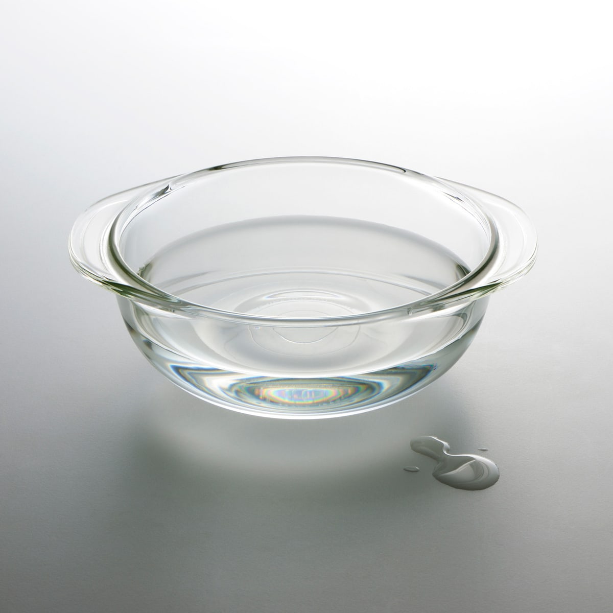 玻璃碗装水