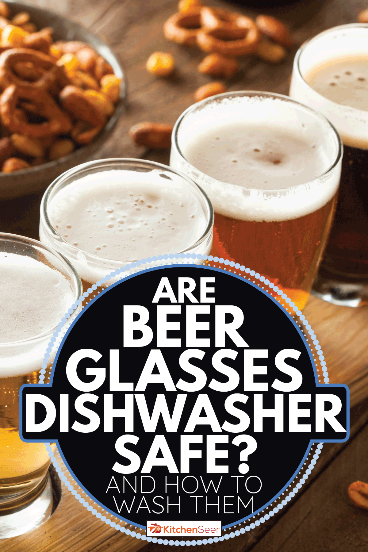 飞机上的各种啤酒。啤酒杯可以放进洗碗机吗[以及如何清洗]＂width=