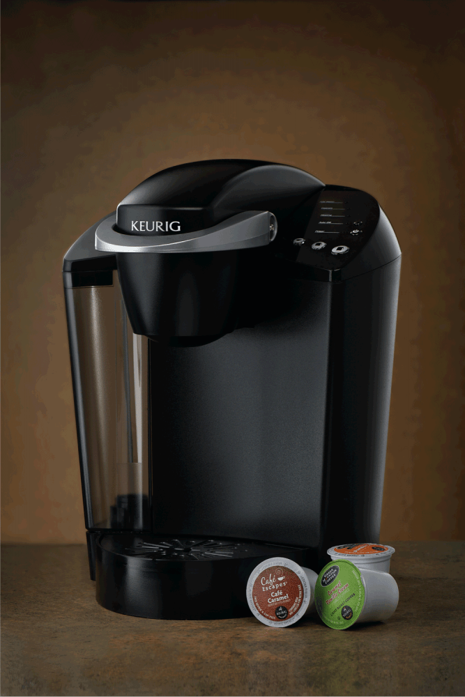 Keurig k杯咖啡机，有三个k杯豆荚