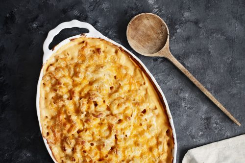 阅读更多关于“烘焙时应该盖上通心粉和奶酪吗?”