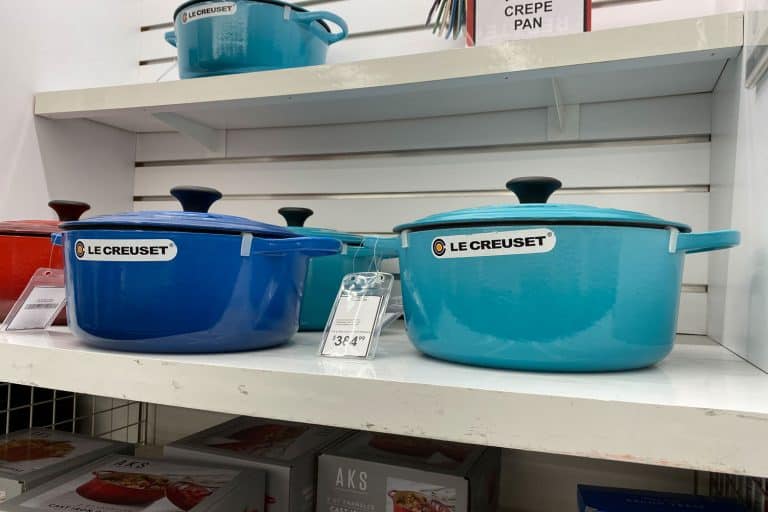 Le Creuset炊具在商店出售,Le Creuset进入微波炉吗?