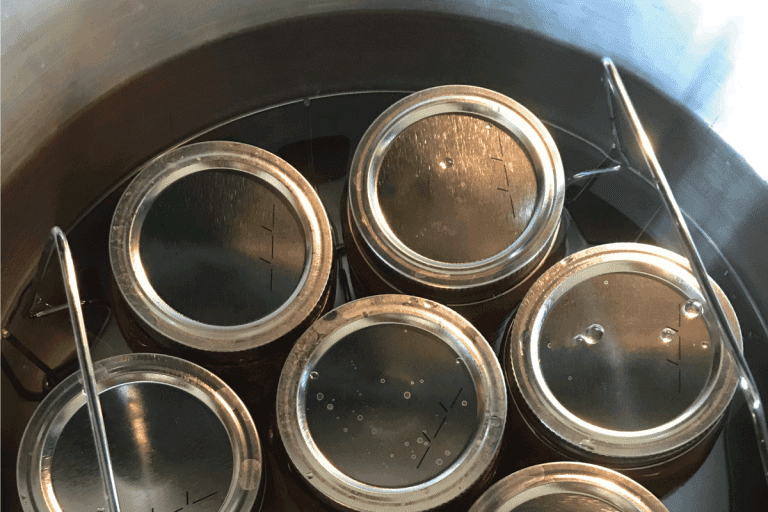 Canning-jars-in-stainless-steel-pressure-cooker-water-bath.-Can-You-Use-A-Pressure-Cooker-For-Canning