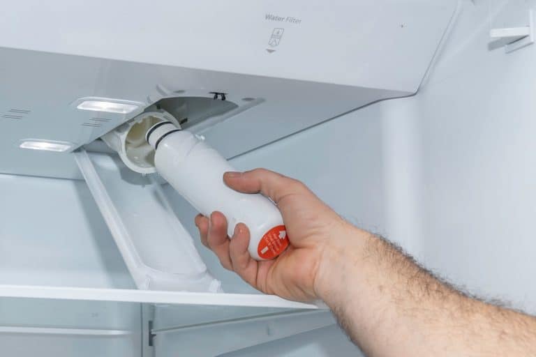去除冰箱滤水器在现代电器,冰箱水过滤器应该持续多久?(以及何时更换)