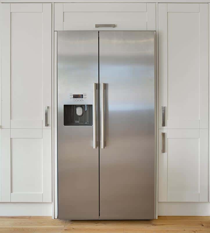 现代美国冰箱冷冻室