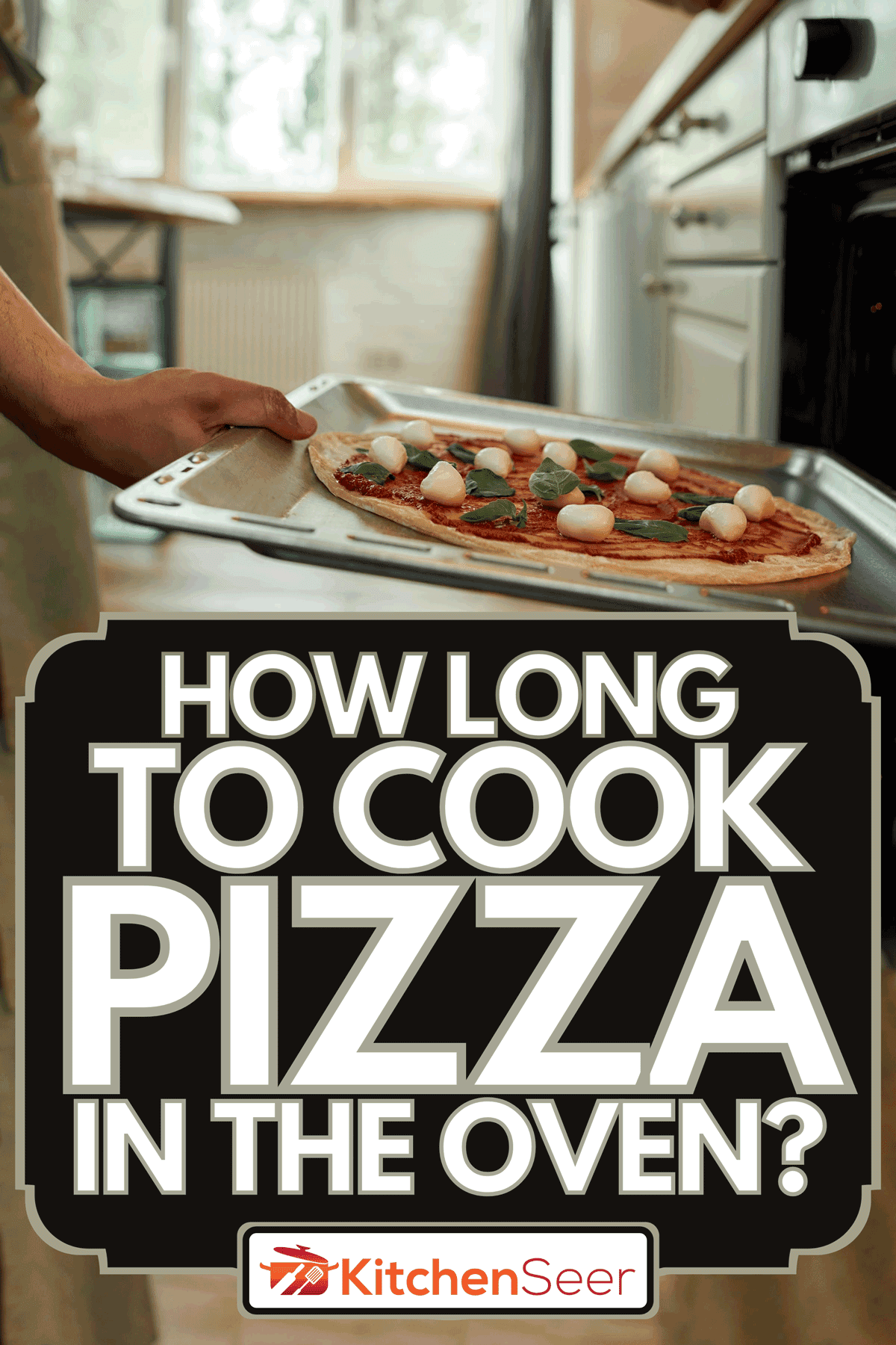 人围裙把生在现代烤箱烤披萨,做比萨烤箱里多久?