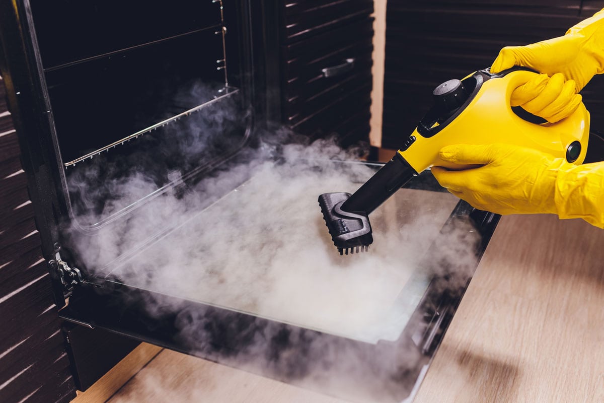 steam cleaning oven house cleaning
