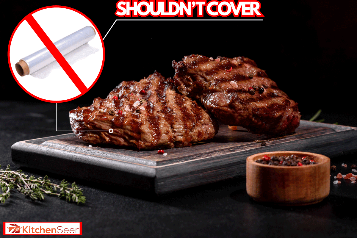 新鲜多汁的牛肉，烤的时候应该用锡纸盖住吗?