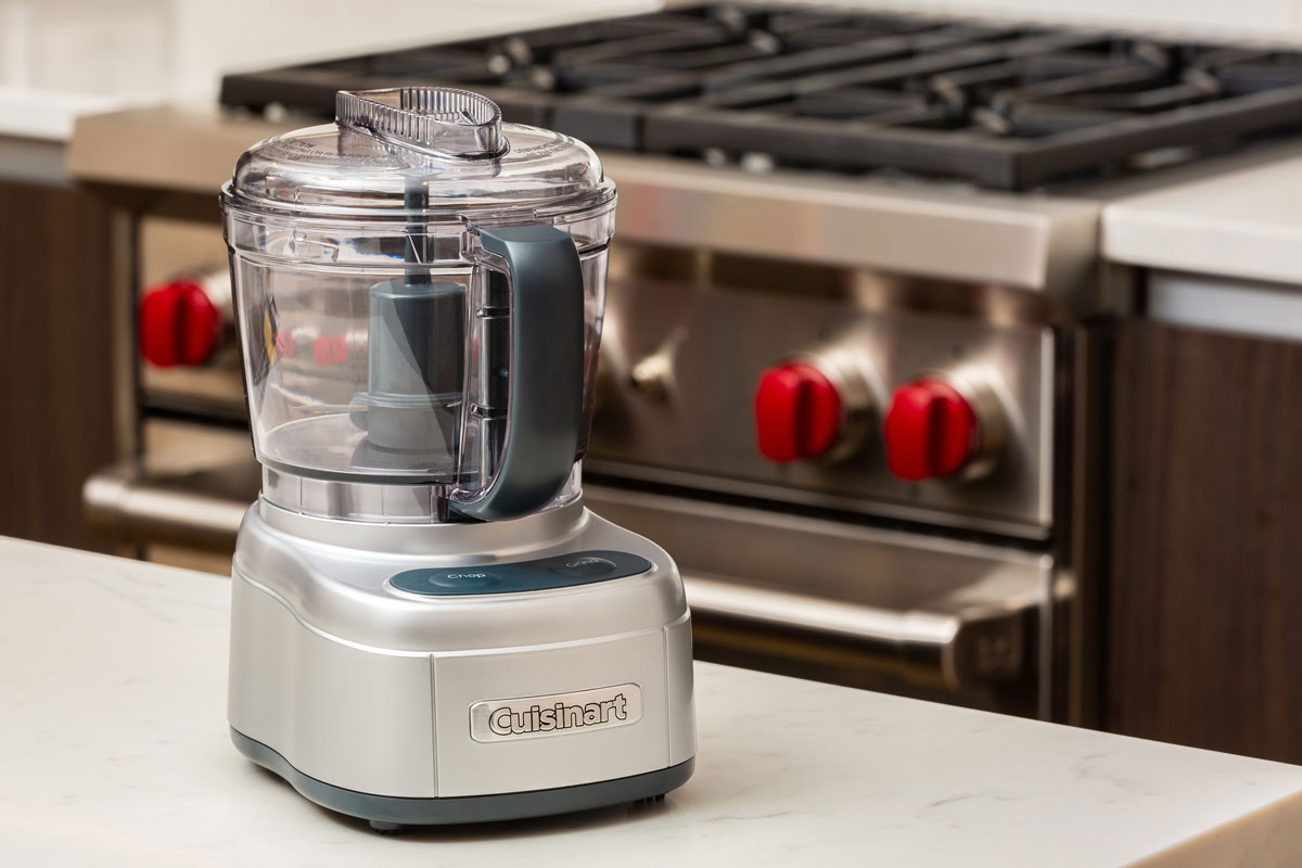 A Cuisinart Elemental 4.5 cups food processor