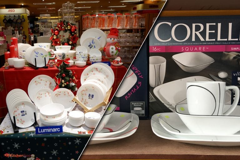 的拼贴luminarc corelle餐具,luminarc Vs corelle:优点,缺点和主要区别