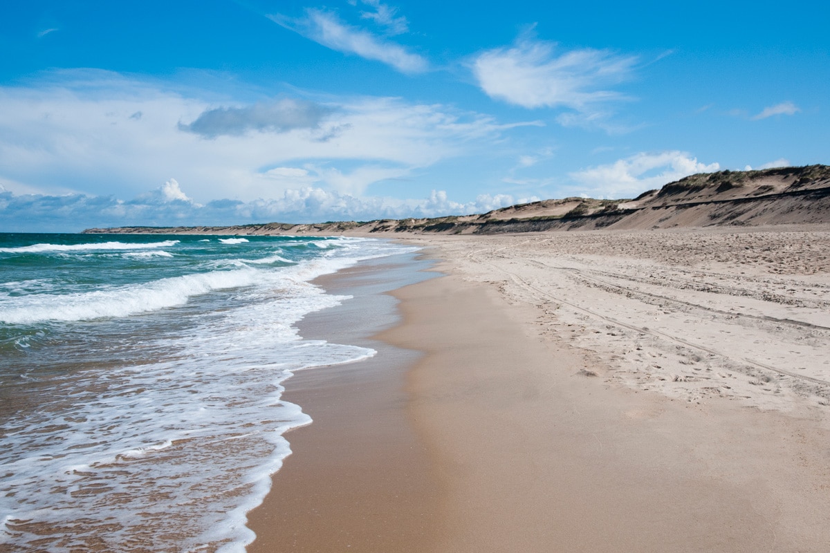 阿基坦海滩，位于法国大西洋沿岸