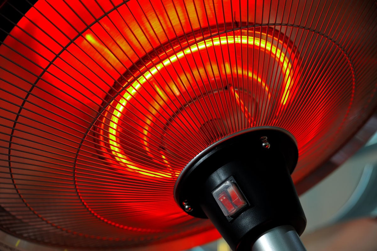 Infrared heater round shape