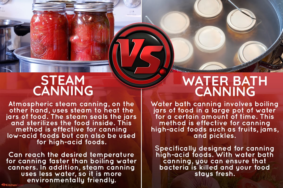 蒸汽罐和水浴罐的比较，蒸汽罐和水浴罐:哪个更好?