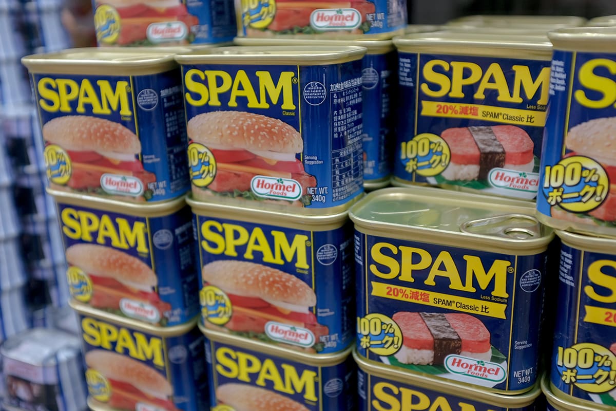 Spam品牌的即食汉堡
