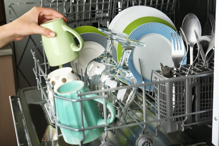 打开洗碗机用干净的餐具,有什么区别洗碗机安全洗碗机的证明吗?